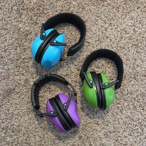 Set Of 3 Kid's Colorful Noise-Cancelling Headphones